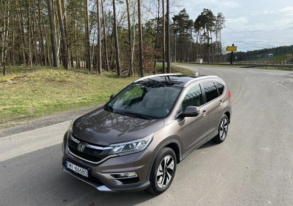 Honda CR-V cena 66499 przebieg: 292900, rok produkcji 2016 z Międzyrzecz małe 529